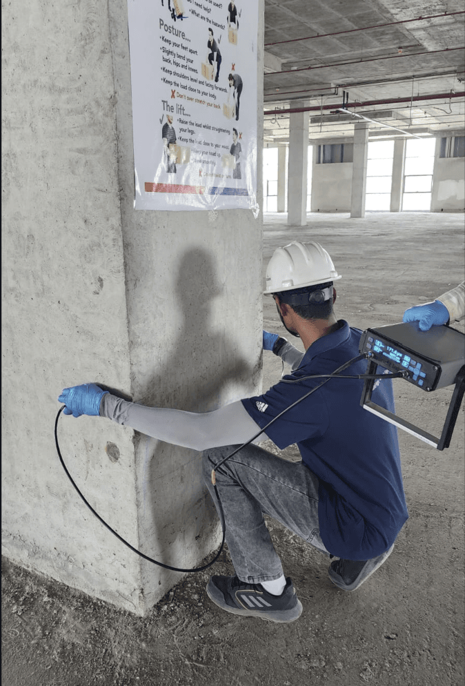 Non-destructive testing and thermal moisture scan for structural integrity Hyderabad