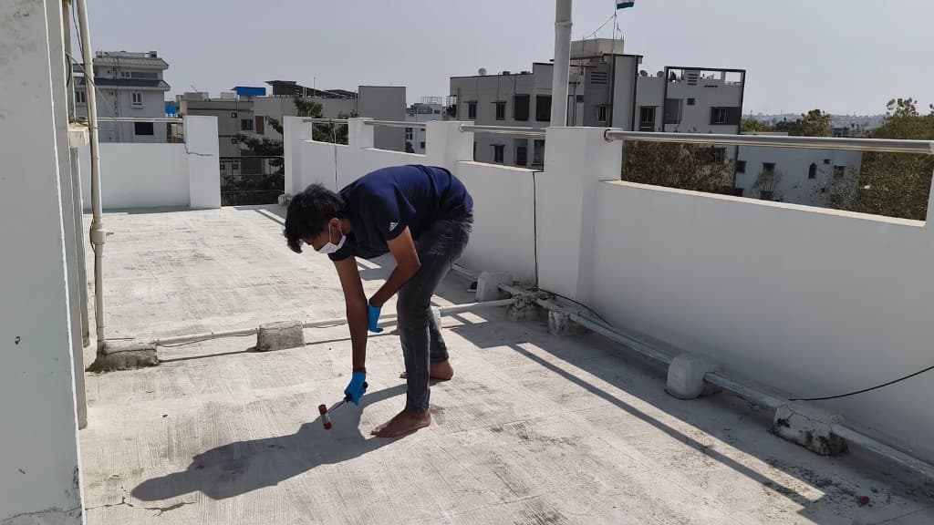Cyond on-site terrace inspection for bathroom and watertightness AMC Hyderabad