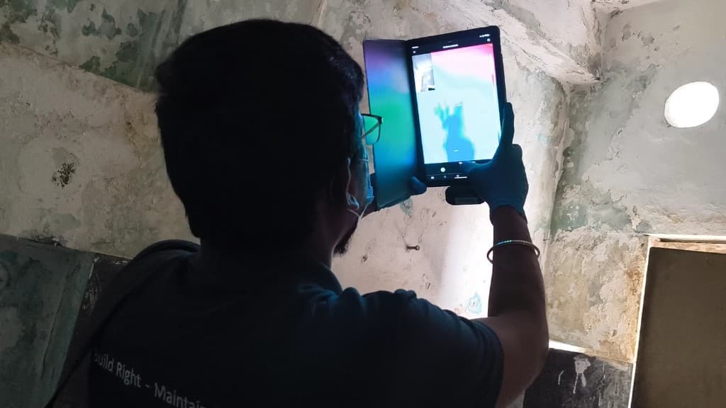 Non-destructive testing and thermal moisture scan for structural integrity Hyderabad